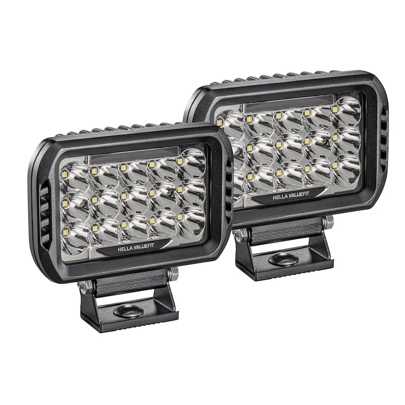 HELLA Value Fit 450 LED Lamp - 10-30 VDC 75W Driving Light Kit