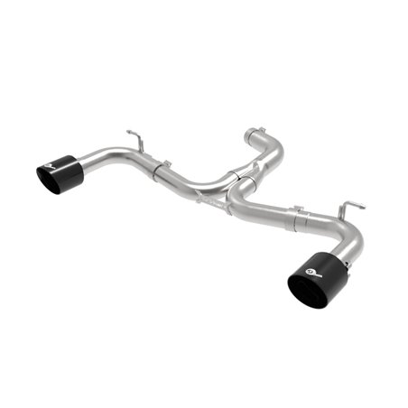 aFe 18-20 VW GTI (MK7.5) 2.0L MACH Force-Xp 3in to 2.5in 304 SS Axle-Back Exhaust System-Black Tips