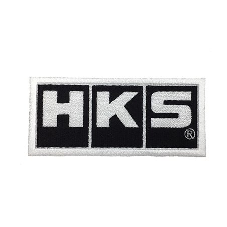 HKS PATCH HKS W105 BLACK
