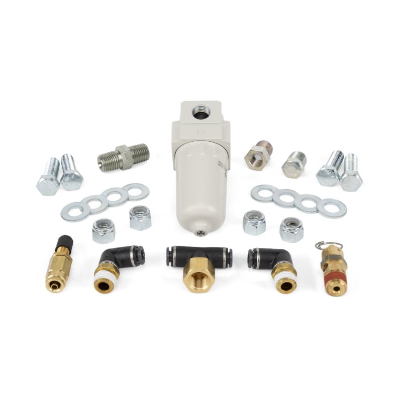 Air Lift Fitting Pack For 2 1/2 Gallon Aluminum Tank (11958 or 12958) W/ 1/4in Lines and 3S