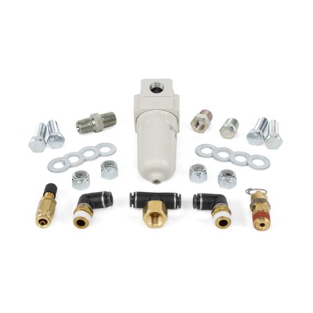 Air Lift Fitting Pack For 2 1/2 Gallon Aluminum Tank (11958 or 12958) W/ 1/4in Lines and 3S