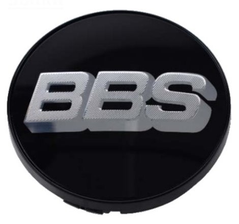 BBS Center Cap 56mm Black/Silver
