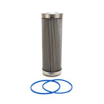 Fuelab 40 Micron Stainless Steel Replacement Element - 6in w/2 O-Rings & Instructions
