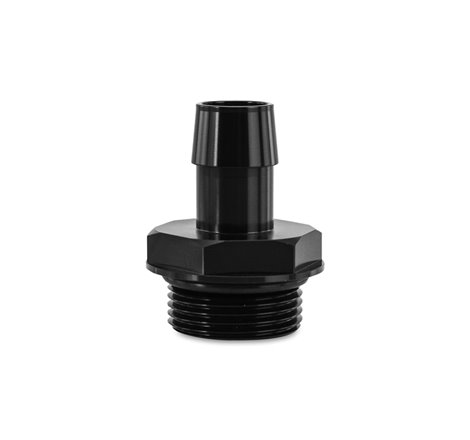 Mishimoto -16ORB to 3/4in. Hose Barb Aluminum Fitting - Black
