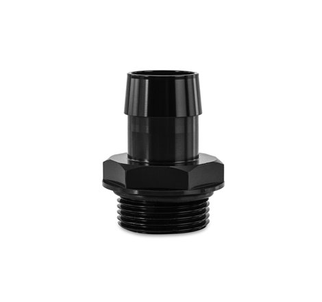 Mishimoto -16ORB to 1in. Hose Barb Aluminum Fitting - Black