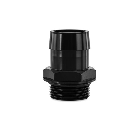 Mishimoto -16ORB to 1 1/4in. Hose Barb Aluminum Fitting - Black