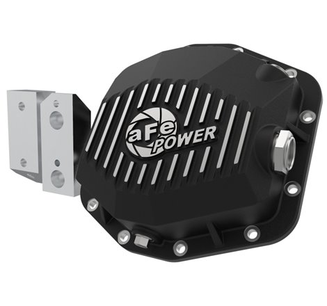 aFe Street Series Rear Differential Cover Black w/Machined Fins 20+ Jeep Gladiator JT (Dana M220)