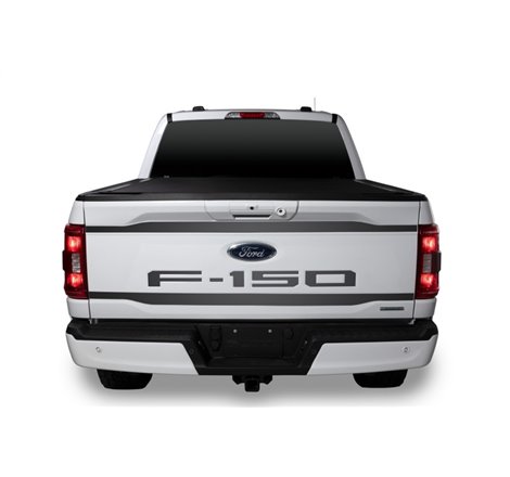 Putco 2021 Ford F-150 Stainless Steel Black Platinum Upper/Lower Tailgate Accent (2pcs)