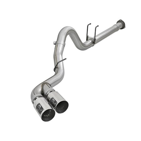 aFe Power 11-14 Ford F250/F350 6.7L Diesel Rebel XD 4in 409 SS DPF-Back Exhaust System - Pol Tips