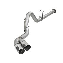 aFe Power 11-14 Ford F250/F350 6.7L Diesel Rebel XD 4in 409 SS DPF-Back Exhaust System - Pol Tips