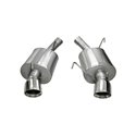 Corsa 05-10 Ford Mustang Shelby GT500 5.4L V8 Polished Sport Axle-Back Exhaust
