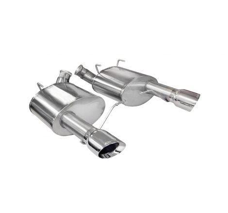 Corsa 11-14 Ford Mustang GT/Boss 302 5.0L V8 Polished Sport Axle-Back Exhaust