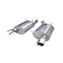 Corsa 11-12 Ford Mustang Shelby GT500 5.4L V8 Polished Sport Axle-Back Exhaust