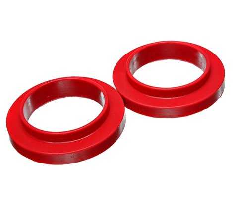 Energy Suspension Universal 3 3/4in ID 25 7/16in OD 3/4in H Red Coil Spring Isolators (2 per set)