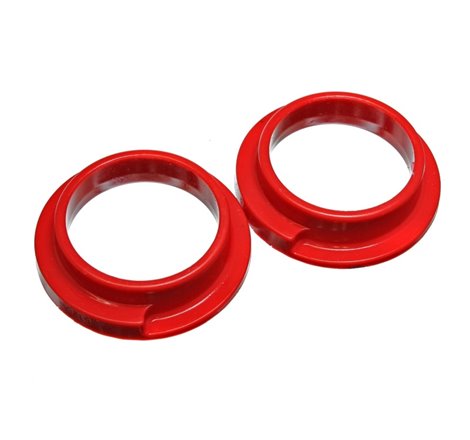Energy Suspension Universal 3in ID 4 5/16in OD 1 1/8in H Red Coil Spring Isolators (2 per set)