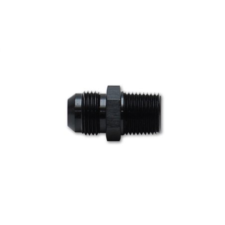 Vibrant -16AN to 1in NPT Straight Adapter Fitting - Aluminum
