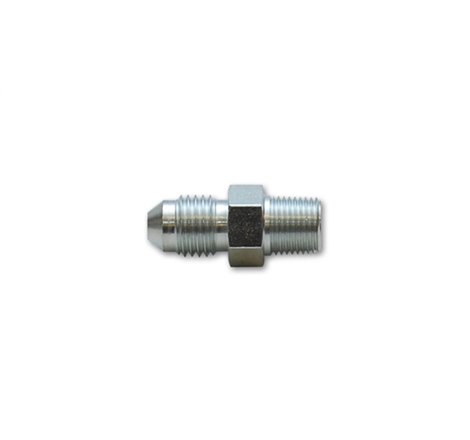 Vibrant -4AN to 1/8in NPT Straight Adapter Fitting - Steel