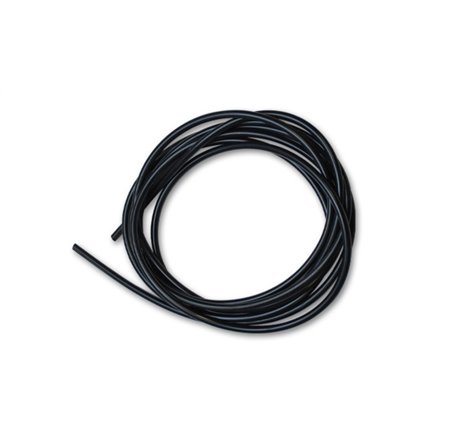Vibrant 3/16in (4.75mm) I.D. x 25 ft. of Silicon Vacuum Hose - Black