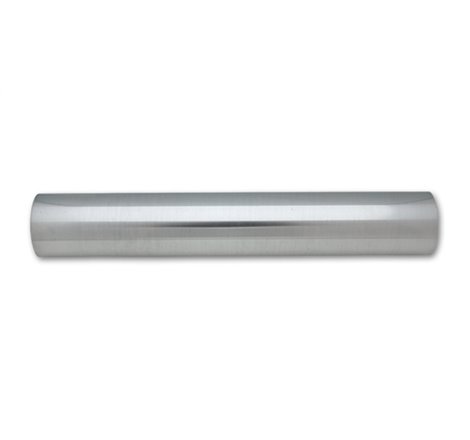 Vibrant 1.5in O.D. Universal Aluminum Tubing (18in long Straight Pipe) - Polished