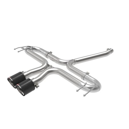 aFe Takeda 2-1/2in 304 SS Axle-Back Exhaust w/Carbon Tips 17-20 Honda Civic Sport L4-1.5L (t)