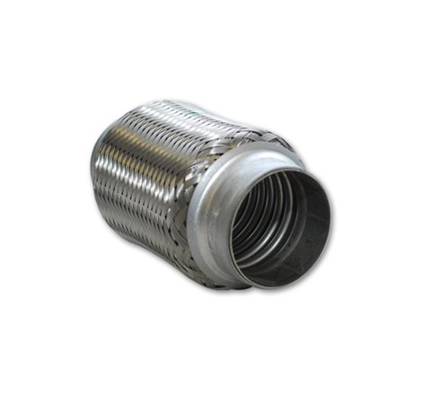 Vibrant SS Flex Coupling without Inner Liner 1.5in inlet/outlet x 4in long