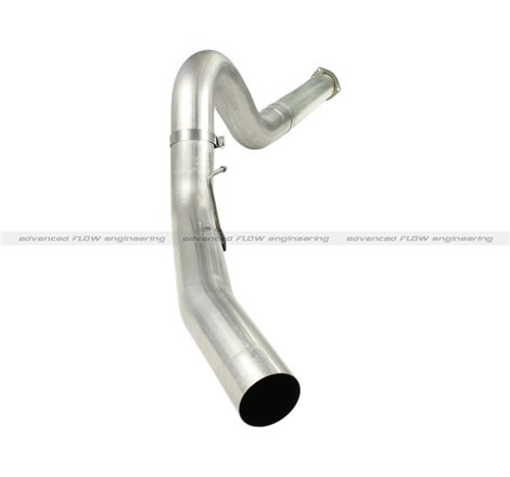 aFe MACHForce XP 5in DPF-Back Stainless Steel Exh Sys, No tip,Ford Diesel Trucks 11-14 V8-6.7L