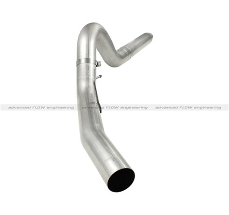 aFe MACHForce XP 5in DPF-Back Stainless Steel Exh Sys, No tip,Ford Diesel Trucks 08-10 V8-6.4L