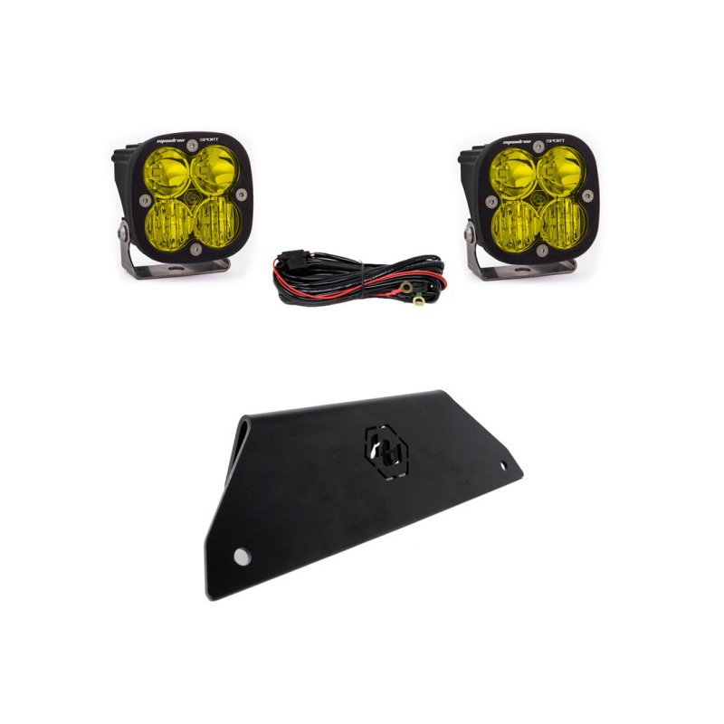 Baja Designs Polaris RZR Pro XP Lower Bumper LED Light Kit Sport D/C Amber