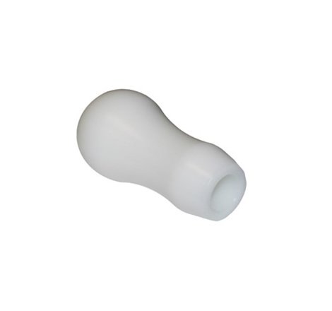 Torque Solution Delrin Tear Drop Tall Shift Knob (White): Universal 12x1.25