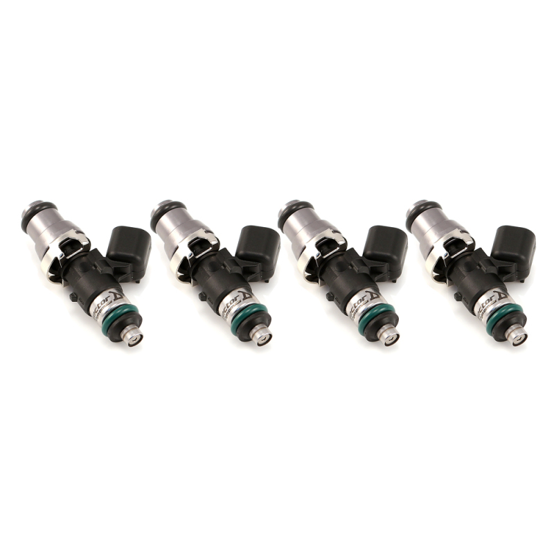 Injector Dynamics 1340cc Injectors - 48mm Length - 14mm Grey Top - 14mm Lower O-Ring (Set of 4)