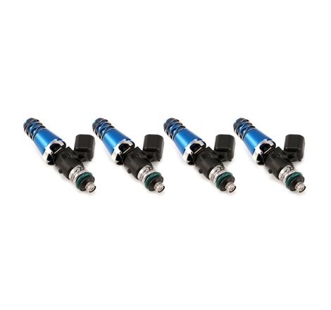 Injector Dynamics 1340cc Injectors - 60mm Length - 11mm Blue Top - 14mm Lower O-Ring (Set of 4)