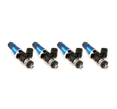 Injector Dynamics 1340cc Injectors - 60mm Length - 11mm Blue Top - Denso Lower Cushion (Set of 4)