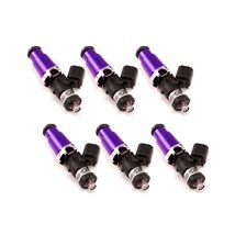 Injector Dynamics 1340cc Injectors - 60mm Length - 14mm Purple Top - Denso Lower Cushion (Set of 6)