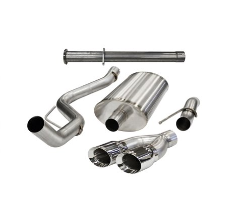Corsa 11-13 Ford F-150 Raptor 6.2L V8 145in Wheelbase Polished Xtreme Cat-Back Exhaust
