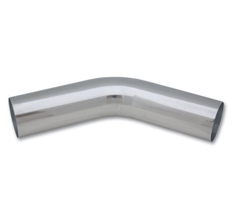 Vibrant 3.25in O.D. Universal Aluminum Tubing (45 Degree) 3.25in CLR 5in Leg Length