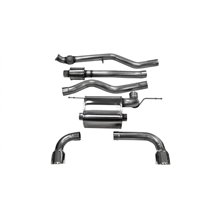 Corsa 12-14 BMW 335i Sedan AWD F30 3in Polished Touring Dual Rear Single 3.5in Tip Cat-Back Exhaust