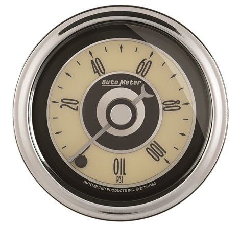 Autometer Cruiser Ad 2-1/16in Full Sweep Electric 0-100 PSI Oil Pressure Gauge