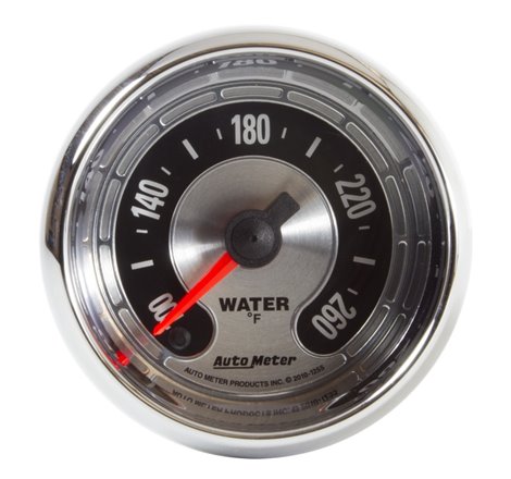 Autometer American Muscle 52mm Full Sweep Electric 100-260 Deg F Water Temperature Gauge