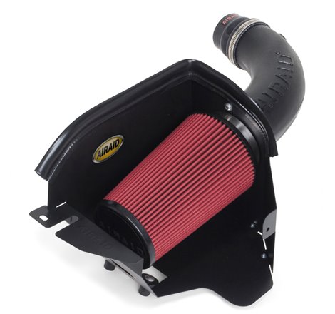 Airaid 07-11 Jeep Wrangler JK 3.8L CAD Intake System w/ Tube (Oiled / Red Media)
