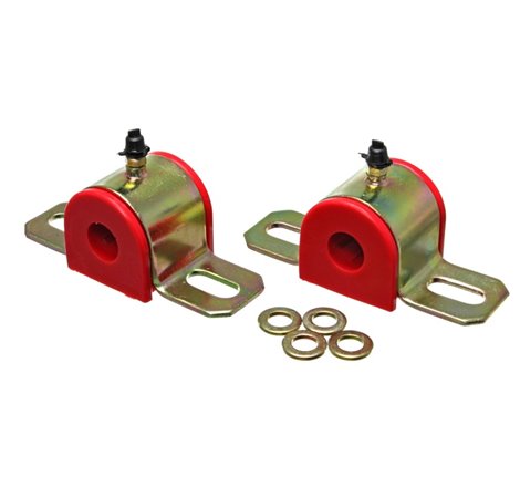 Energy Suspension 1/2in Univ. Greaseable S/B Set - Red