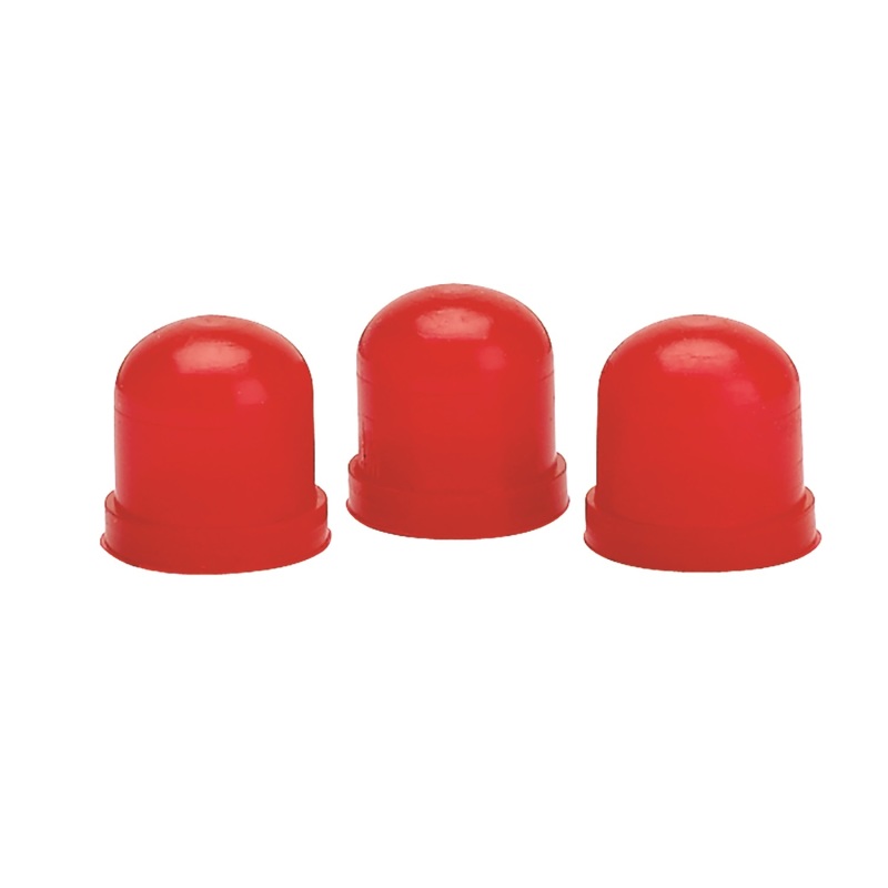 Autometer Red Light Bulb Boots Pack of 3