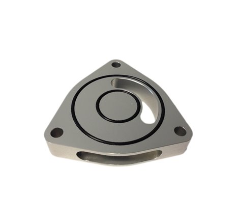 Torque Solution Blow Off BOV Sound Plate (Silver): Plymouth GT Cruiser 03-07
