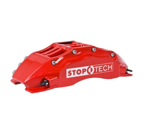 StopTech Big Brake Kit 10-6/11 Audi S4 / 08-11 S5 Front Red ST-60 Calipers Slotted 355x32mm Rotors
