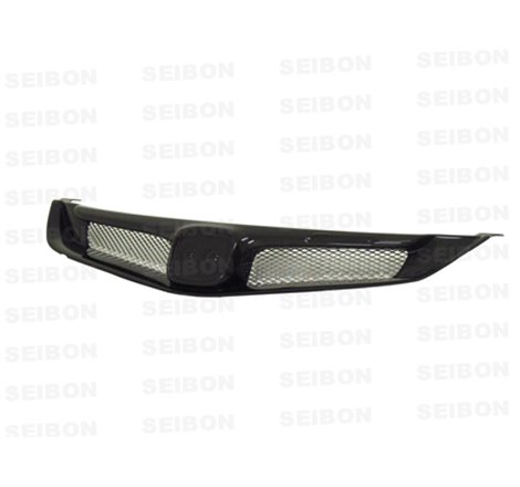 Seibon 06-10 Honda Civic 4Dr JDM / Acura CSX MG-Style Carbon Fiber Grill