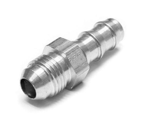 ATP 3/8in Pushlock Barb to 6AN Flare, Male to Male, Straight Terminator Adapter Fitting