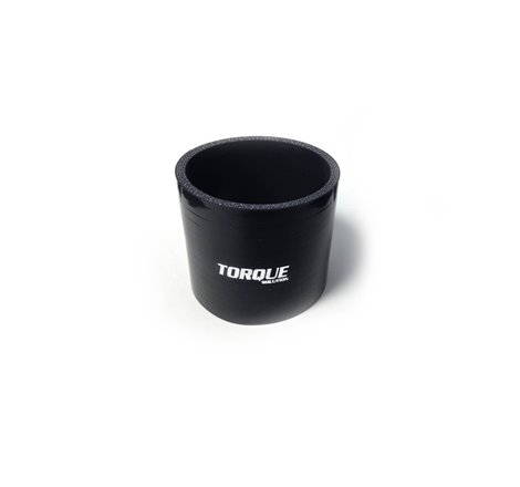 Torque Solution Straight Silicone Coupler: 2.25in Black Universal