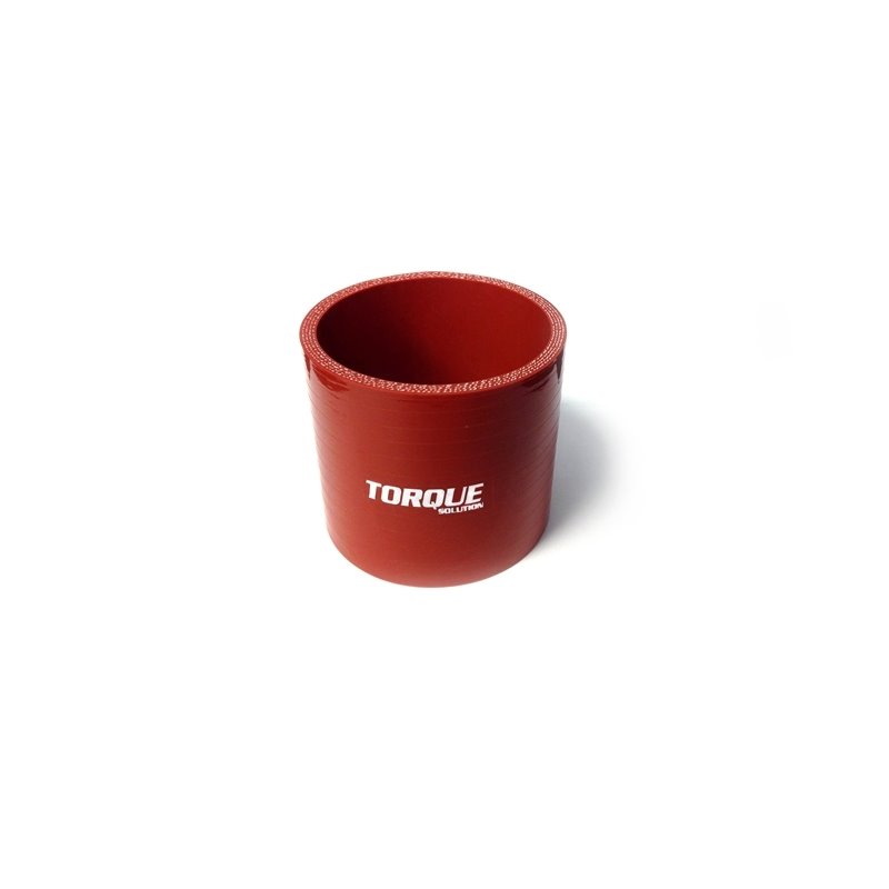 Torque Solution Straight Silicone Coupler: 2.5in Red Universal