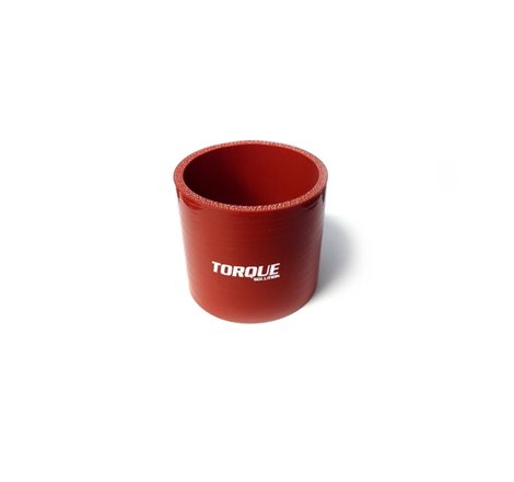 Torque Solution Straight Silicone Coupler: 3in Red Universal