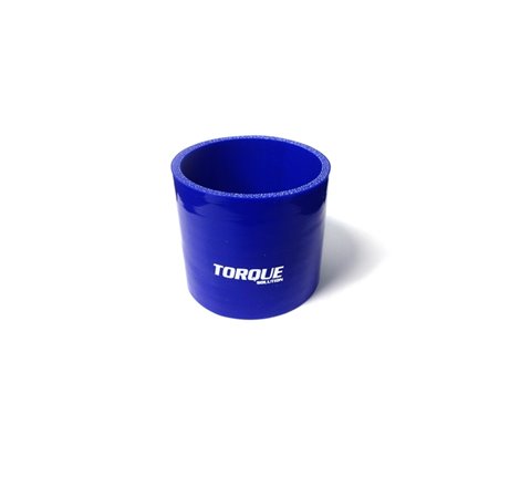 Torque Solution Straight Silicone Coupler: 4in Blue Universal