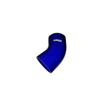 Torque Solution 45 Degree Silicone Elbow: 2.25 inch Blue Universal